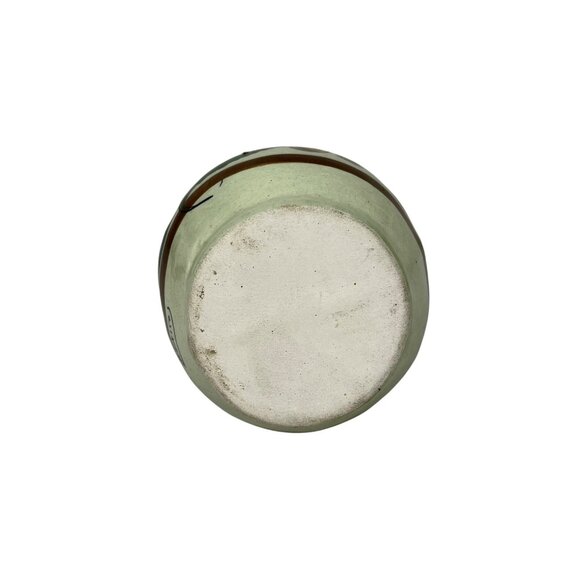 Mexican Folk Art Pottery Hand-Painted Thin Tall Vase Pitcher Floral 11-1/2" - Picture 8 of 8